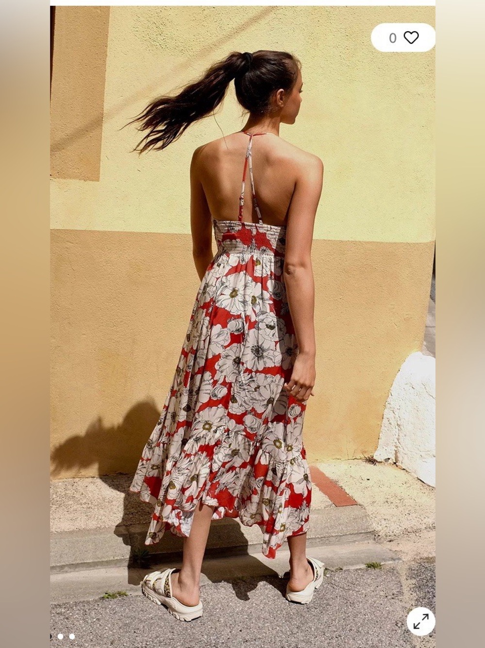 Free People heatwave floral print maxi dress M - Picture 2 of 10